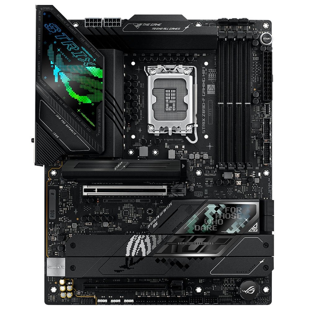 Asus Rog Strix Z890-F Gaming Wifi – Intel Z890, Lga1851, Ddr5 8600Mhz, 5x M.2, Wifi 7, 2x Usb4, Hdmi/DP Anakart 90MB1I40-M0EAY0