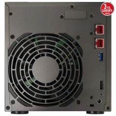 Asustor AS6704T Intel N5105 4 Yuvalı 4x22TB Destekli 4GB DDR4 (16GB’a Kadar) M.2 x4 PCIe x1 2.5GbE x2 USB 3.2 x3 NAS Cihazı 90IX01N1-BW3S40