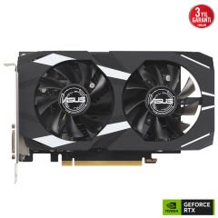 Asus Dual GeForce RTX 3050 6GB GDDR6 96bit DVI HDMI DP OC Ekran Kartı 90YV0K60-M0NA00