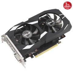 Asus Dual GeForce RTX 3050 6GB GDDR6 96bit DVI HDMI DP OC Ekran Kartı 90YV0K60-M0NA00