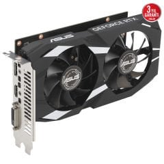 Asus Dual GeForce RTX 3050 6GB GDDR6 96bit DVI HDMI DP OC Ekran Kartı 90YV0K60-M0NA00