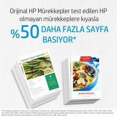 HP 3YM74AE (653) 3 RENKLİ MUREKKEP KARTUSU 200 SAYFA (ORIJINAL)