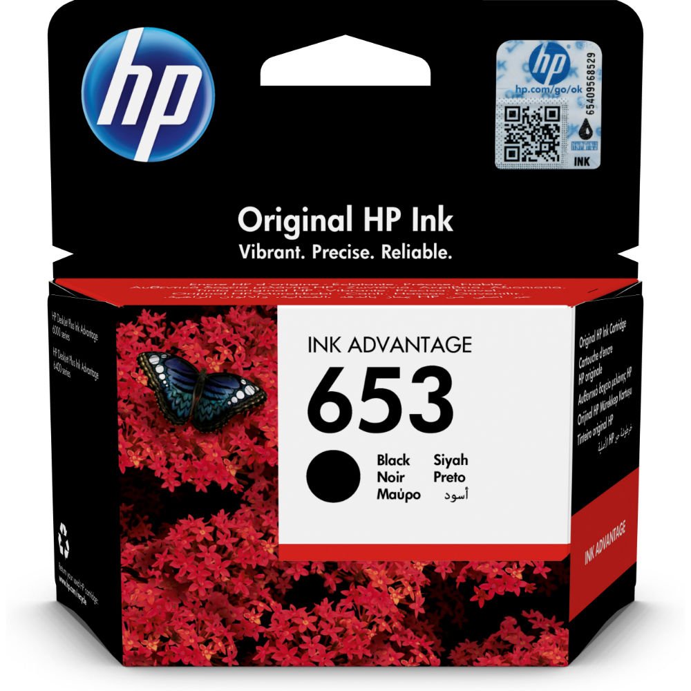 HP 3YM75AE (653) SİYAH MUREKKEP KARTUSU 360 SAYFA (ORIJINAL)
