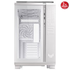 Asus TUF Gaming GT502 Panoramik Temperli Cam, Type-C, Micro ATX / Mini ITX, Beyaz Mid Tower Gaming Kasa 90DC0093-B19000
