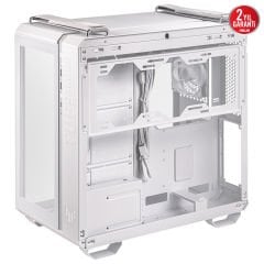 Asus TUF Gaming GT502 Panoramik Temperli Cam, Type-C, Micro ATX / Mini ITX, Beyaz Mid Tower Gaming Kasa 90DC0093-B19000