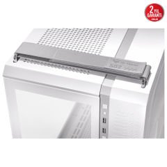 Asus TUF Gaming GT502 Panoramik Temperli Cam, Type-C, Micro ATX / Mini ITX, Beyaz Mid Tower Gaming Kasa 90DC0093-B19000