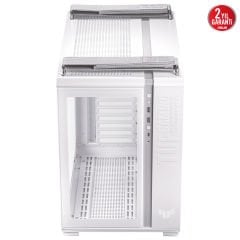 Asus TUF Gaming GT502 Panoramik Temperli Cam, Type-C, Micro ATX / Mini ITX, Beyaz Mid Tower Gaming Kasa 90DC0093-B19000