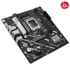 Asus PRIME H810M-A CSM Intel H810, LGA1851, DDR5 6400, DP, HDMI, Çift M.2, USB 3.2, Aura RGB, mATX Anakart 90MB1KK0-M0EAYC