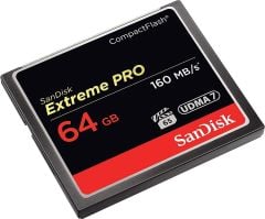 SanDisk Extreme PRO CompactFlash 64GB SDCFXPS-064G-X46 160MB/s 4K Hafıza Kartı