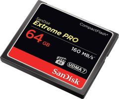 SanDisk Extreme PRO CompactFlash 64GB SDCFXPS-064G-X46 160MB/s 4K Hafıza Kartı
