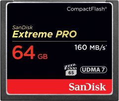 SanDisk Extreme PRO CompactFlash 64GB SDCFXPS-064G-X46 160MB/s 4K Hafıza Kartı