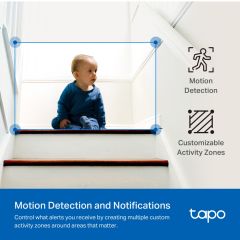 TP-Link TAPO C222 Ev Güvenliği İçin PAN/TILT AI Kablosuz Kamera