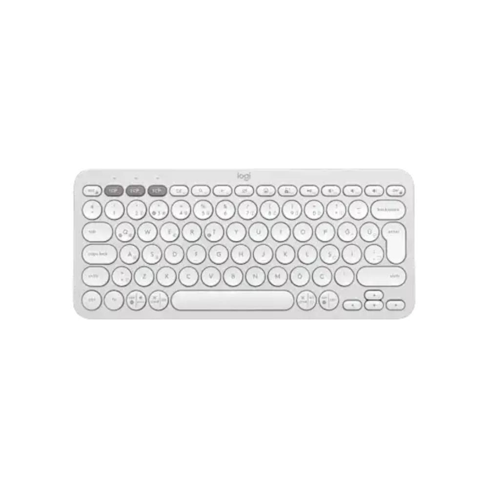 Logitech Pebble Keys 2 K380s Multi-Device Bluetooth Klavye - Beyaz 920-011860