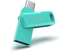 SanDisk Ultra Dual Drive Go 256GB SDDDC3-256G-G46G USB & Type-C Flash Bellek Tiffany Green