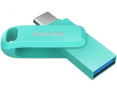 SanDisk Ultra Dual Drive Go 256GB SDDDC3-256G-G46G USB & Type-C Flash Bellek Tiffany Green