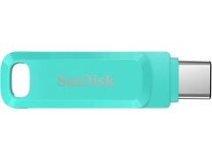 SanDisk Ultra Dual Drive Go 256GB SDDDC3-256G-G46G USB & Type-C Flash Bellek Tiffany Green