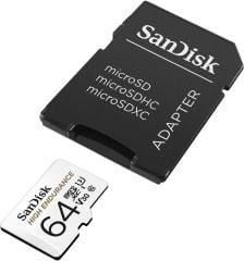 SanDisk High Endurance 64GB 100/40MB/s microSDXC C10 V30 Adaptörlü Hafıza Kartı SDSQQNR-064G-GN6IA