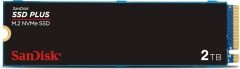 SanDisk SSD PLUS 2TB 3200MB-3000MB/s M.2 PCIe Gen 3.0 NVMe SSD SDSSDA3N-2T00-G26