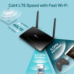 TP-Link ARCHER MR200 750 Mbps Dual Band 3G/4G Lte Router