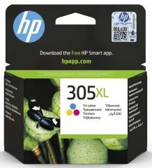 HP 305XL Siyah 3YM62AE + HP 305XL Renkli 3YM63AE Orijinal Kartuş Seti