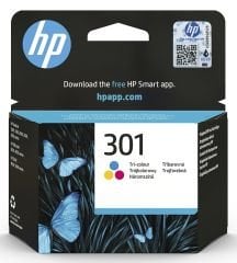 HP 301 Siyah CH561EE + HP 301 Renkli CH562EE Orijinal Kartuş Seti
