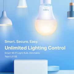TP-Link TAPO L510E Ayarlanabilir Işık Seviyeli Akıllı Wi-Fi Led Ampul ( 2'li Paket)
