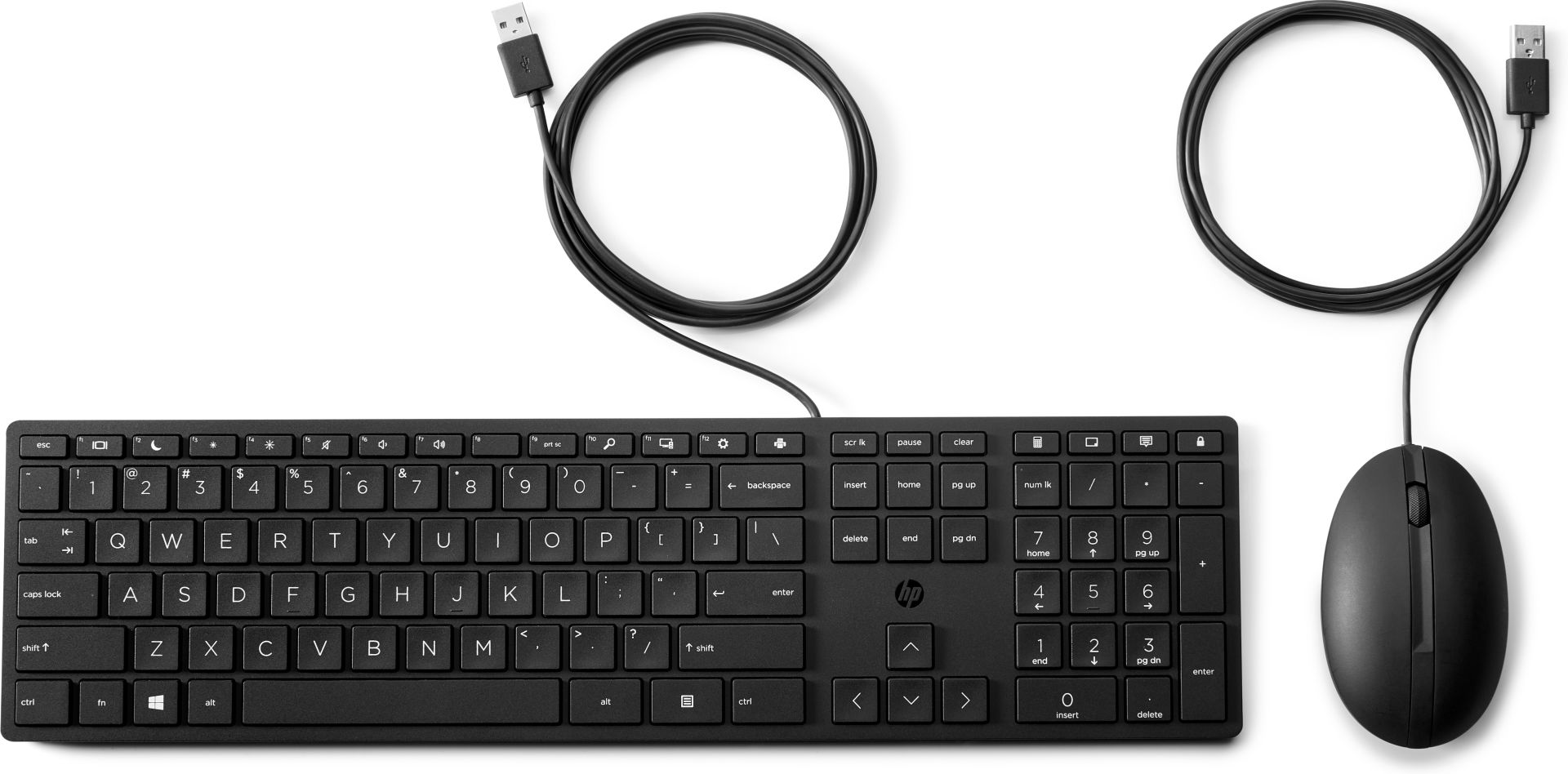 HP 320MK Kablolu Klavye Mouse Seti Türkçe Siyah 9SR36AA