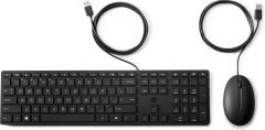 HP 320MK Kablolu Klavye Mouse Seti Türkçe Siyah 9SR36AA