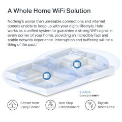 TP-Link Mercusys Halo H60X Çift Bantlı AX1500 Tüm Ev Mesh Wi-Fi 6 Sistemi (ÜÇLÜ PAKET