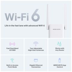 TP-Link Mercusys ME70X AX1800 1800 Mbps WiFi  Güçlendirici