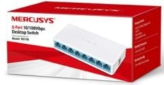 TP-Link Mercusys MS108 8 Port 10/100 Masaüstü Switch (Yönetilemez)