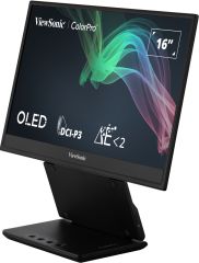 ViewSonic VP16-OLED 15.6 inç 1ms (Micro HDMI+Type-C) %100 DCI-P3 OLED Taşınabilir Profesyonel Monitör