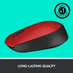LOGİTECH M171 KABLOSUZ MOUSE-KIRMIZI 910-004641