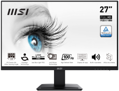 MSI PRO MP273A 27'' FHD FLAT IPS 100HZ 1MS FREESYNC MONITOR