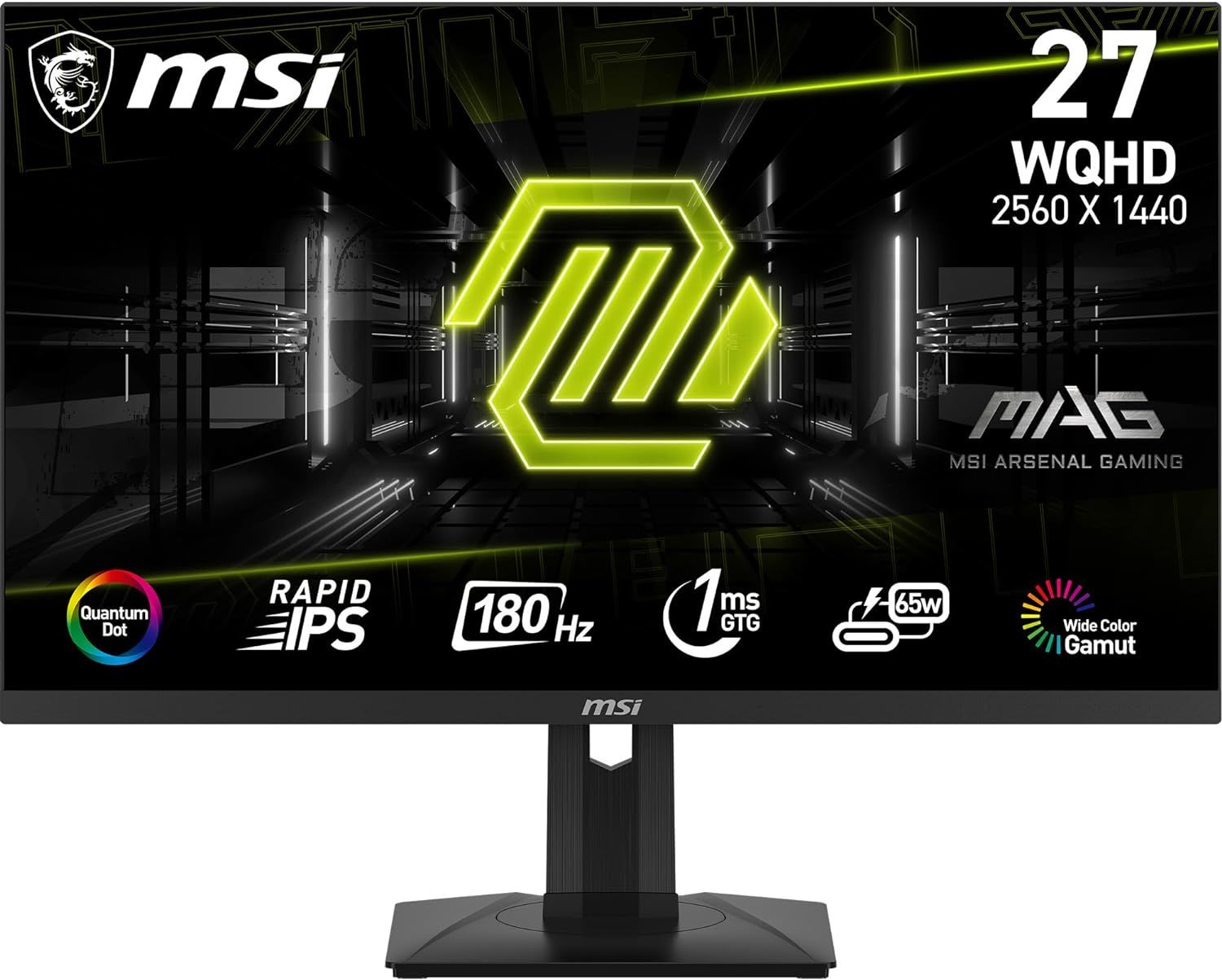 MSI MAG 274QRF QD E2 27'' WQHD FLAT RAPID IPS 180HZ 1MS FREESYNC PREMIUM GAMING MONİTÖR
