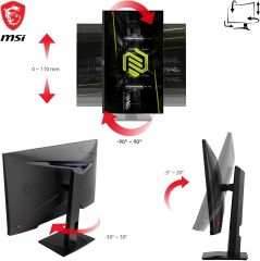 MSI MAG 274QRF QD E2 27'' WQHD FLAT RAPID IPS 180HZ 1MS FREESYNC PREMIUM GAMING MONİTÖR