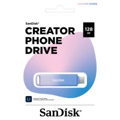 SanDisk Creator Phone Drive 128GB SDIXD0N-128G-GN6TP iPhone ve USB Type-C Flash Bellek