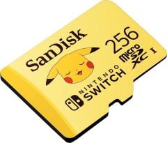 SanDisk Nintendo Switch Pokémon 256GB 100MB/s microSDXC Lisanslı Hafıza Kartı SDSQXAO-256G-GN6ZK