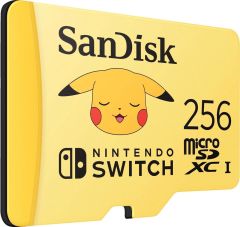 SanDisk Nintendo Switch Pokémon 256GB 100MB/s microSDXC Lisanslı Hafıza Kartı SDSQXAO-256G-GN6ZK