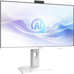 MSI MODERN AM273QP AI 1UM-075XTR ULTRA 7 155H 32GB DDR5 1TB SSD 27 WQHD DOS BEYAZ AIO PC