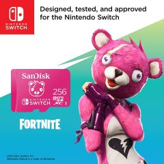 SanDisk Nintendo Switch 256GB 100MB/s microSDXC Fortnite Hafıza Kartı SDSQXAO-256G-GN6ZG