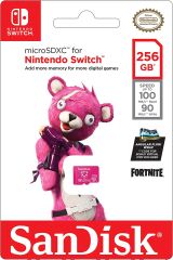 SanDisk Nintendo Switch 256GB 100MB/s microSDXC Fortnite Hafıza Kartı SDSQXAO-256G-GN6ZG