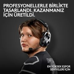 Logitech G Pro X2 Lightspeed Kablosuz Bluetooth Gaming Kulaklık Seti - Kırmızı 981-001275