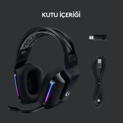 Logitech G G733 Lıghtspeed Kablosuz RGB Oyuncu Kulaklığı Siyah 981-000864