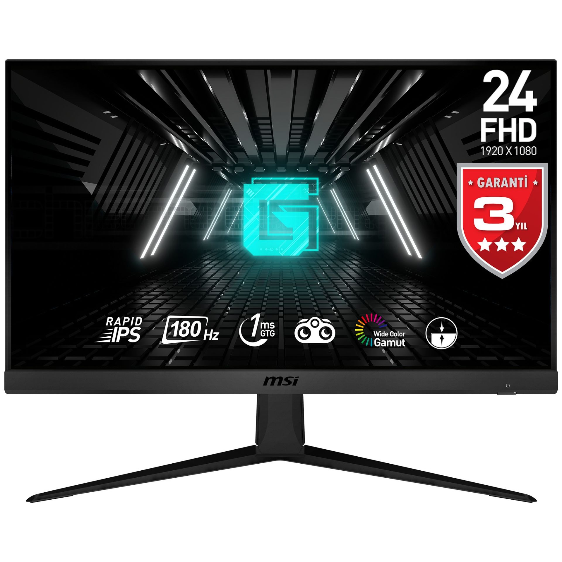 MSI G2412F 23.8'' FHD FLAT RAPID IPS 180HZ 1MS ADAPTIVE-SYNC GAMING MONITOR