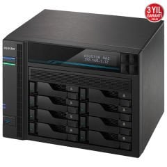 Asustor Lockerstor 8 AS6508T Intel C3538 8GB RAM 8 Yuvalı NAS Depolama Cihazı