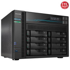 Asustor Lockerstor 8 AS6508T Intel C3538 8GB RAM 8 Yuvalı NAS Depolama Cihazı