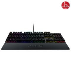 Asus TUF Gaming K3 Aura Sync RGB Red Switch Bilek Destekli Mekanik Gaming Klavye 90MP01Q0-BKYA00
