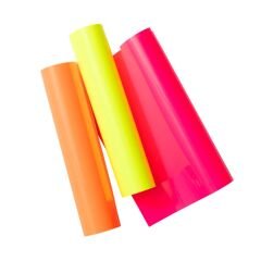 Cricut 2010396 Joy Xtra Smart Iron On 24x30.5cm - 3 Sayfa Neon Pembe Sari Turuncu