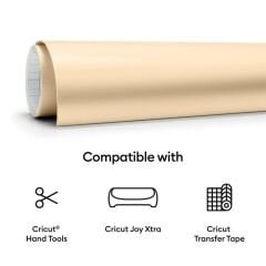 Cricut 2010379 Joy Xtra Smart Vinil Kalici 24x91cm Mat Şampanya